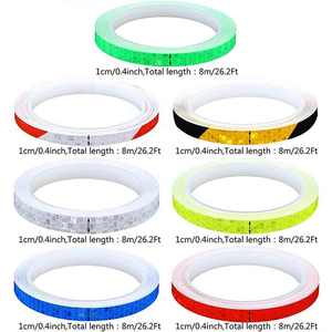<span class=keywords><strong>Bande</strong></span> réfléchissante de style de voiture de 8 mètres, 1 pièce, autocollants décoratifs pour jante de <span class=keywords><strong>moto</strong></span> - Product Image 5