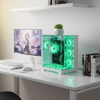 Boîtier PC personnalisé Pcooling, boîtier PC Full Tower pour jeux avec ventilateurs RGB, boîtier PC pour jeux, boîtiers d'ordinateurs pour jeux, tours d'ordinateurs pour jeux