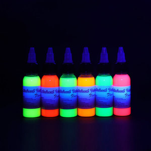 <span class=keywords><strong>Tinta</strong></span> de tatuaje temporal de Henna de neón UV no tóxica amigable con la piel para adultos adolescentes niños - Product Image 3