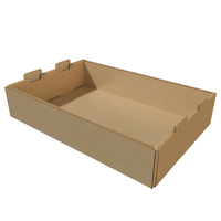 Boîte en papier personnalisée pour transport de fruits et légumes (bananes, piments, mangues, pommes, oranges, kiwis) – Robuste, recyclable et économique