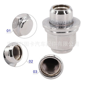 น็อตล้อสำหรับนิสสัน อินฟินิตี้ 40224JK00A สลักเกลียวและน็อตล้อเหล็ก - Product Image 3