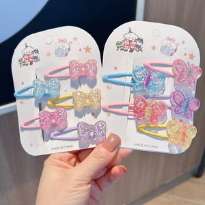 5 pinces à cheveux <span class=keywords><strong>BB</strong></span> queue de sirène dessin animé mignonnes et adorables pour enfants, filles, avec fleurs faites à la main, accessoires pour cheveux - Product Image 4