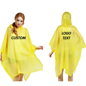 Imperméable de randonnée classique d'extérieur, personnalisé avec logo, unisexe, long, pour adulte, en EVA/PEVA, imperméable, réutilisable, durable, rectangulaire, portable, pour une personne - Product Image 1