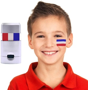 Bâtons Crayon De Maquillage Bleu Blanc Rouge France Tricolore Pour Supporter L'équipe De France Euro 2024 - Product Image 4