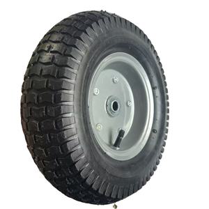 Roue pneumatique en caoutchouc <span class=keywords><strong>13</strong></span>*<span class=keywords><strong>5.00</strong></span>-<span class=keywords><strong>6</strong></span> Roue pneumatique de chariot en caoutchouc haute performance Nouvelle roue de chariot à roulement à billes - Product Image 4