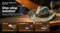 Chapeau de cowboy western en jean délavé vintage avec rivets et boucle en forme de taureau, chapeau de soleil à large bord pour l'extérieur