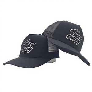 Gorra Trucker Personalizada OEM Estilo Skater Grunge con Bordado de Logotipo 3D, Gorras Deportivas con Estampado, Gorra de Malla de 5 Paneles en Blanco de Alta Calidad, Accesorio de Moda - Product Image 1
