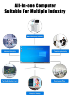 OEM/ODM All-in-One PC I3 I5 I7 I9 Desktop Computer Office 19inch 22inch Desktop Computer for Home and Office Editing