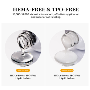 Gel Dựng Móng MissGel Hema Free dạng lỏng trong chai, dụng cụ làm móng chuyên nghiệp, tự san phẳng, độ nhớt trung bình, không chứa TPO, gel nối móng - Product Image 3