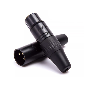 ROXTONE RX3MP-<span class=keywords><strong>BG</strong></span> XLR mâle 3 pôles Coque noire Contacts plaqués or Connecteur XLR 3 broches - Product Image 3