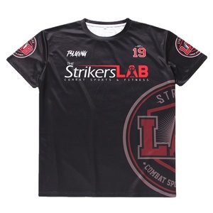 Camisetas Deportivas Personalizadas al por Mayor para Hombre, Estampado Digital, Tejido de Punto, Transpirables, 100% Poliéster, Estilo Hip Hop - Product Image 1