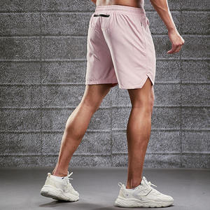 Shorts de sport décontractés pour homme personnalisés - Séchage rapide, respirant, imperméable, écologique, en laine peignée, élasthanne/polyester, pour la salle de sport et l'entraînement - Product Image 3