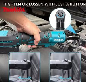 Clé à <span class=keywords><strong>cliquet</strong></span> sans fil <span class=keywords><strong>Makita</strong></span> 18V sans balais, outil professionnel moderne et compact, idéal pour les espaces restreints et l'entretien automobile - Product Image 5