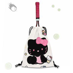 Tú<span class=keywords><strong>i</strong></span> đựng vợt tennis HelloKitty dành cho nữ, dung tích lớn, kiểu dáng <span class=keywords><strong>m</strong></span>èo, dây rút, balo, tú<span class=keywords><strong>i</strong></span> thể thao khác - Product Image 2