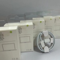 Cable USB-C de Carga Rápida de Alta Calidad de 20 W y 3 A con Trenzado y Revestimiento de PVC para Teléfono IOS 12/13 Pro, Cables Flexibles para Teléfono Móvil de 1 m y 2 m