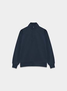 Nuova Tuta Sportiva <span class=keywords><strong>Nera</strong></span> alla Moda OEM per <span class=keywords><strong>Donna</strong></span> in Cotone, Felpe <span class=keywords><strong>con</strong></span> Cappuccio Unisex <span class=keywords><strong>con</strong></span> Mezza Zip - Product Image 5