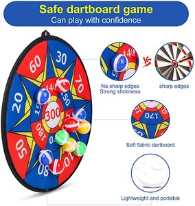 Jeu <span class=keywords><strong>de</strong></span> fléchettes Double face pour enfants, jouets <span class=keywords><strong>de</strong></span> fête <span class=keywords><strong>de</strong></span> sport à l'extérieur - Product Image 4