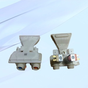 Valve d'entrée pour machine à laver WW01F01773, double alimentation en eau, électrique, usage domestique, plastique durable - Product Image 2