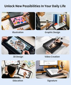 Tableta Gráfica Digital VEIKK VK1200V2 Económica con Pantalla para Estudiantes, Profesores y Clases en Línea - Product Image 6
