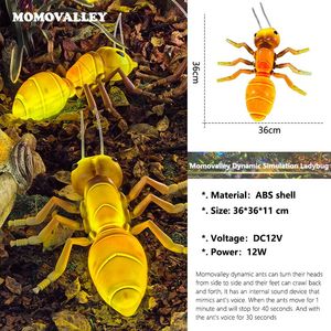 Luce LED <span class=keywords><strong>da</strong></span> Giardino Gialla Luminosa Momovalley 33CM, Grado <span class=keywords><strong>di</strong></span> Protezione IP65, Angolo <span class=keywords><strong>di</strong></span> Illuminazione 360°, per Decorazioni Festive <span class=keywords><strong>di</strong></span> Halloween, DC 12V - Product Image 4