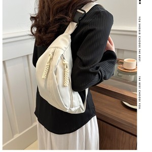 Women's Chest <b>Bag</b> Nylon Multi-layer Water Resistant Crossbody Shoulder <b>Bag</b> For Everyday Outfits - Product Image 1