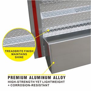 68"x 80" Semi <strong>Truck</strong> <strong>Cab</strong> Racks for Flatbed <strong>Truck</strong> <strong>Cab</strong> Rack W/ 3 Doors Diamond Plated - Product Image 4