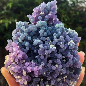 Groothandel Natuurlijke Paarse Druif Agaat Cluster Minerale Steen Ruwe Helende Rots Ruw Kristal Kwarts Voor Decoratie - Product Image 1