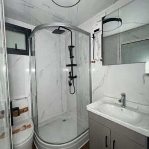 Petite <span class=keywords><strong>maison</strong></span> conteneur modulaire portable de luxe Offre Spéciale préfabriquée entièrement meublée 2 chambres à coucher appartement de grand-mère - Product Image 6