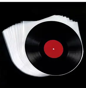 Biểu tượng tùy chỉnh in mật độ cao Vinyl LP kỷ lục tay áo 7 "10" 12 "kỷ lục nhựa bao gồm