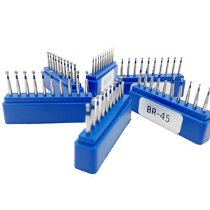 Piezas de Mano Dentales de Acero de Tungsteno de Grado Médico Directo de Fábrica, Fresas Dentales de Alta Velocidad y Fresas de Diamante Serie BR - Product Image 1
