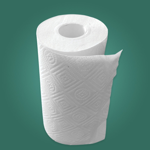 Rouleau de <span class=keywords><strong>papier</strong></span> essuie-tout de cuisine 2 plis 100% pâte de bois vierge - Product Image 2