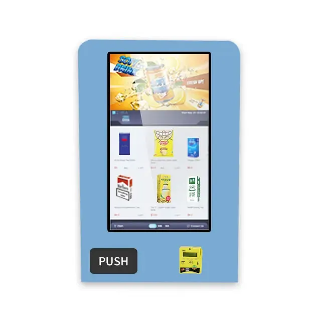 Self-service Automatic Vending Machine with Cashless Payment Mini Wall Mounted Vending Machine