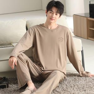 <span class=keywords><strong>Pigiama</strong></span> da <span class=keywords><strong>uomo</strong></span> in <span class=keywords><strong>cotone</strong></span>, set <span class=keywords><strong>pigiama</strong></span> casual, <span class=keywords><strong>pigiama</strong></span> taglie forti 3XL, abbigliamento per la casa - Product Image 2