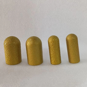 Tête <span class=keywords><strong>de</strong></span> meulage cylindrique brasée M14, meule à arc <span class=keywords><strong>pour</strong></span> le polissage du quartz, du marbre et des pierres - Product Image 4