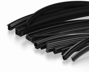Tira de sellado moderna insonorizada para la parte inferior de la puerta, burlete de vidrio con tornillos para instalación en puertas - Product Image 4