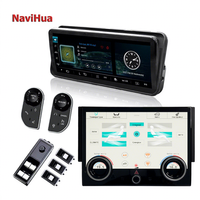 Autoradio Android Navigation GPS Boutons de commande de volant stéréo Boutons de commande de fenêtre Panneau de climatisation AC pour Land Rover Sport