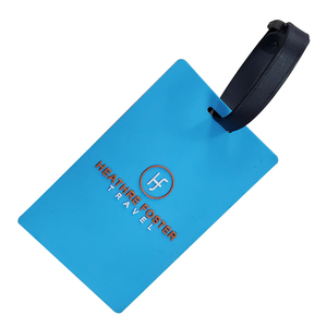 Étiquettes de bagages personnalisées avec logo, en silicone et en PVC, pour l'identification des bagages - Product Image 5