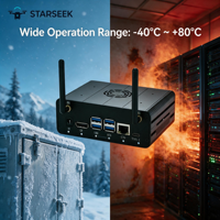 Tarjeta de Procesamiento GPU Starseek XS-AI-Core Ampere con Ethernet para Detección de Drones FPV y Análisis de Espectro RF de Banda Completa con IA