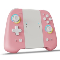 Controlador de Joystick para PC Inalámbrico BT con Motor de Vibración, Botón Turbo, Giroscopio de Seis Ejes, Volante de Juego para Teléfono