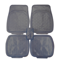 Muchkey Hochwertige Latex wasserdichte Auto Fußmatten Universal DIY Four Seasons Auto Teppiche Protector Mat