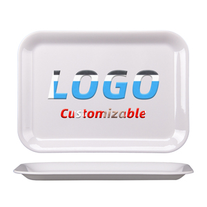Trade Assurance Restaurant Hotel Service Tray Cheap Plastic Fast Food Tray Melamine Food Serving Tray