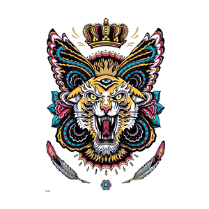 Tatuajes Temporales de Espalda Completa, Adhesivos de Transferencia al Agua, Diseño Genial de Gran Tamaño, Arte Corporal Masculino, Decoración de Espalda Impermeable y Duradera - Product Image 4