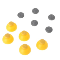 Pour manette GameCube : Grips durables pour joysticks, boutons de remplacement pour manettes analogiques, capuchons en forme de champignon