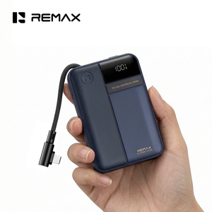Batterie externe REMAX FP-122 Slim 10000mAh, charge rapide 22.5W, câble détachable, chargeur portable pour les voyages et les affaires - Product Image 1