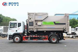 Camion de collecte des déchets à haute efficacité pour la collecte quotidienne des ordures dans les rues de la ville - Product Image 3