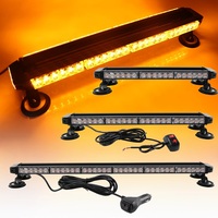 Vierseitige 20 26 38 44 50 Zoll 270W LKW Auto LED Stroboskop Lichtbalken Notfall Blitz Warnlichtleiste Lampe 12V 24V Bernstein Rot Blau
