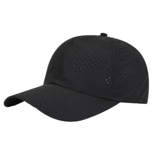 Gorra de béisbol de malla de secado rápido, transpirable, protección solar, sombrero para deportes al aire libre, gorra unisex con visera de verano, color azul - Product Image 3