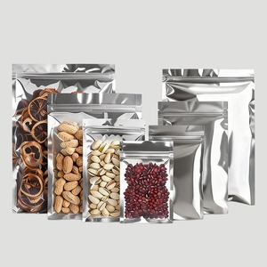 Bolsa Plana Personalizada para Café en Grano, con Cierre Zip, de Mylar de Grado Alimenticio, para Café de Goteo, con Ventana Transparente y Serigrafía - Product Image 1