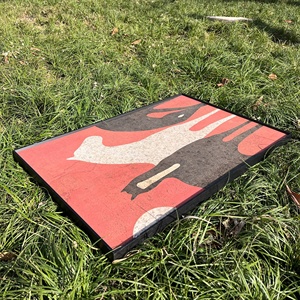<span class=keywords><strong>Peinture</strong></span> sur liège animalière, cheval noir <span class=keywords><strong>et</strong></span> blanc, art mural encadré, écologique, durable, impressionniste, pour chambre à coucher, rectangle, cadeau, décoration murale - Product Image 4
