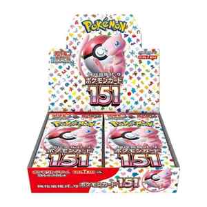 Caja de Sobres de Cartas Pokémon 151 SV2a, Colección de Cartas de <span class=keywords><strong>Anime</strong></span> en Japonés, Inglés, Francés y Español, Escarlata y Violeta, Juguete de Regalo - Product Image 1